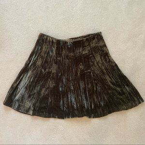Maeve Green Velvet Skirt